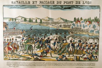 Batalla y cruce del Puente de Lodi, 11 de mayo, 1796 de Francois Georgin