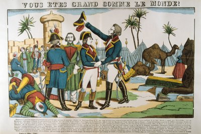 Napoleón y el General Kleber en la expedición a Egipto, 1798, c1835 de Francois Georgin