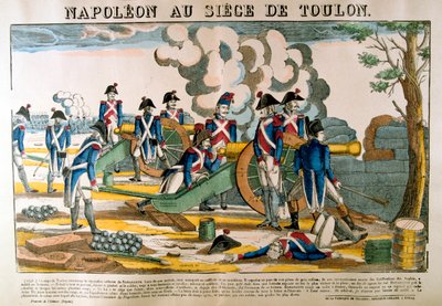 Napoleón en el sitio de Tolón de Francois Georgin