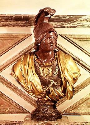Busto de Alejandro Magno (356-323 a.C.) 1684 de Francois Girardon