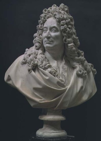 Busto retrato de Nicolas Boileau (1636-1711) de Francois Girardon