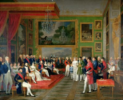 Boda del Príncipe Eugenio de Beauharnais y la Princesa Augusta de Baviera de Francois Guillaume Menageot