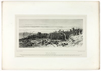 Captura del Bastión nº 9, de Souvenirs of Italy: The Expedition to Rome de Francois Hippolyte Lalaisse