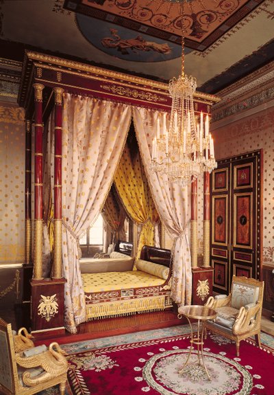 Dormitorio de la Reina Hortense de Beauharnais (1783-1837) de Francois Honore Georges Jacob Desmalter