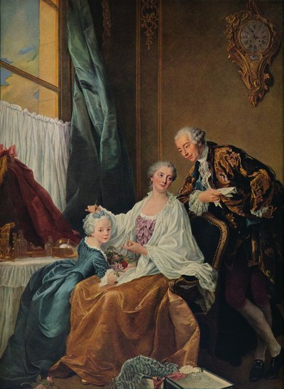 Retrato de familia, 1756 de Francois Hubert Drouais