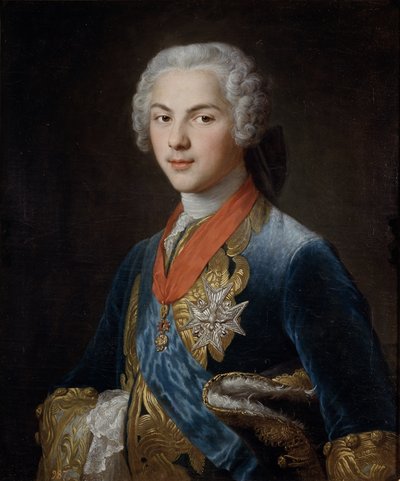 Luis, Delfín de Francia 1729-1765, hijo del Rey Luis XV, c. 1745 de Francois Hubert Drouais