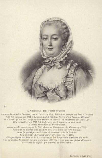 Marquesa de Pompadour de Francois Hubert Drouais