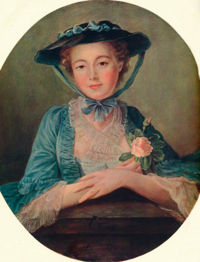 Mlle. Doré - Escuela francesa, c1760, 1910 de Francois Hubert Drouais