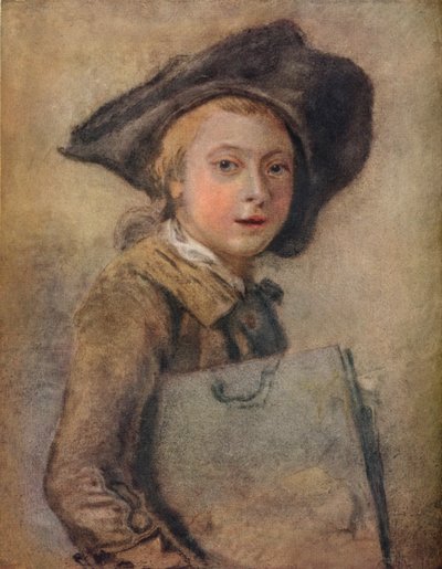 Retrato del artista joven, 1916 de Francois Hubert Drouais