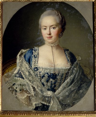 Retrato de la princesa Daria Petrovna Saltykova (Saltykoff) (nee Chernysheva de Francois Hubert Drouais