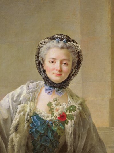 Retrato de Madame Drouais (c.1732-c.1815) c.1758 de Francois Hubert Drouais
