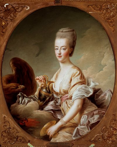 Retrato de María Antonieta (1755-1793), delfina, como Hebe de Francois Hubert Drouais
