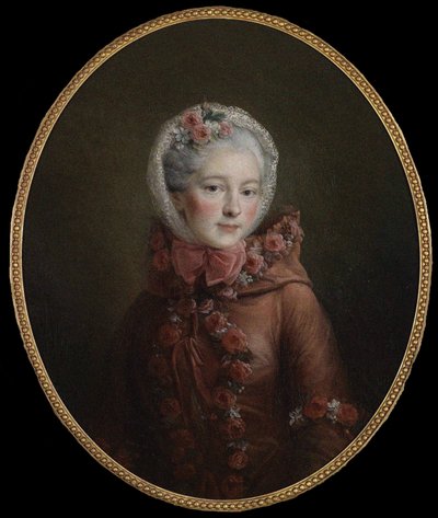 Retrato de la Princesa Natalya Petrovna Galitzine 1741-1837, 1760 de Francois Hubert Drouais