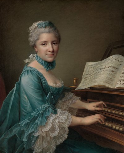 Retrato de una mujer, se dice que es Madame Charles Simon Favart de Francois Hubert Drouais