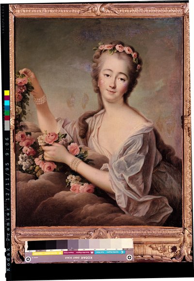 Retrato de la Condesa du Barry (1743-93) como Flora de Francois Hubert Drouais