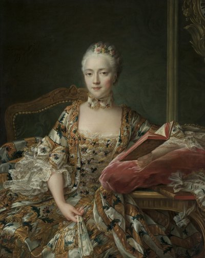 Retrato de la Marquesa de Aguirandes, 1759 de Francois Hubert Drouais