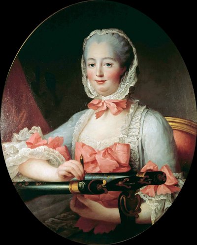 Retrato de la Marquesa de Pompadour, c. 1763 de Francois Hubert Drouais