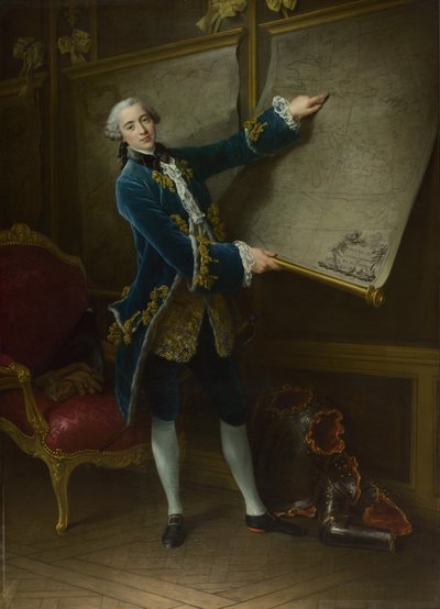 El Conde de Vaudreuil, 1758 de Francois Hubert Drouais