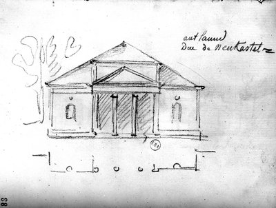 Boceto arquitectónico de 