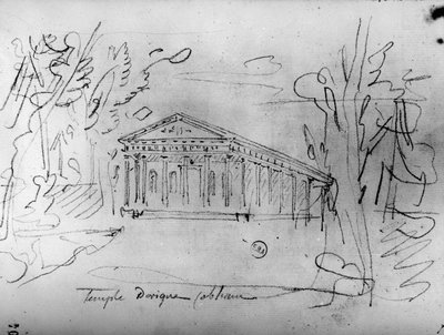 Boceto arquitectónico de 