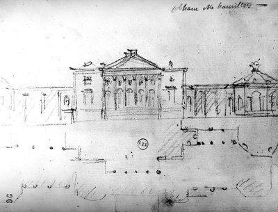 Boceto arquitectónico de 