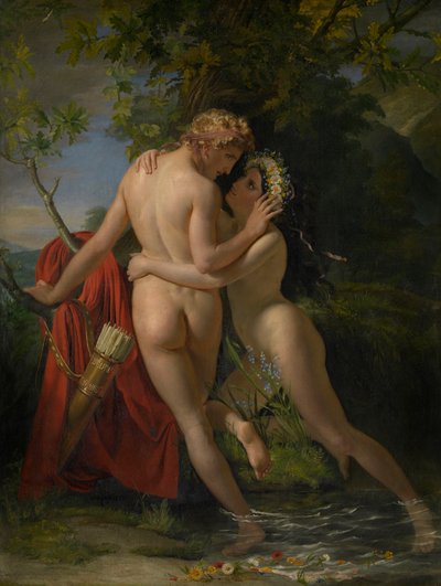 La ninfa Salmacis y Hermafrodita de Francois Joseph Navez