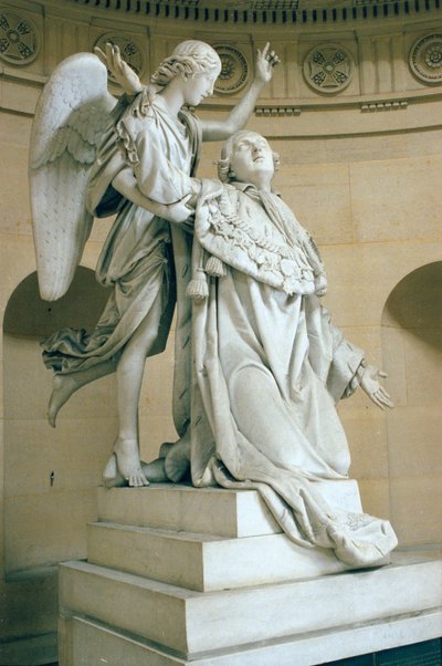 La apoteosis de Luis XVI (1754-93), también llamado Luis XVI sostenido por un ángel, 1825 de Francois Joseph Bosio