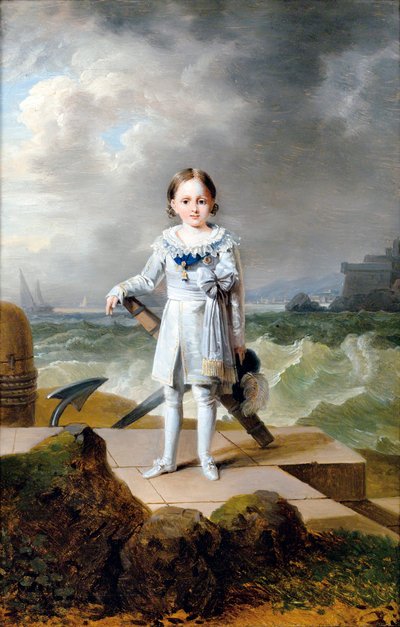 Retrato del Príncipe Napoleón Luis Bonaparte de Francois Josephe Kinson