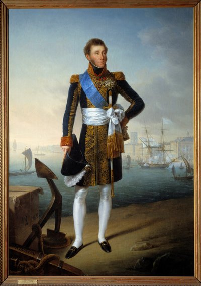 Retrato de cuerpo entero de Louis Antoine d