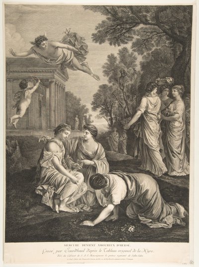 Mercurio y Herse de Francois Jourd