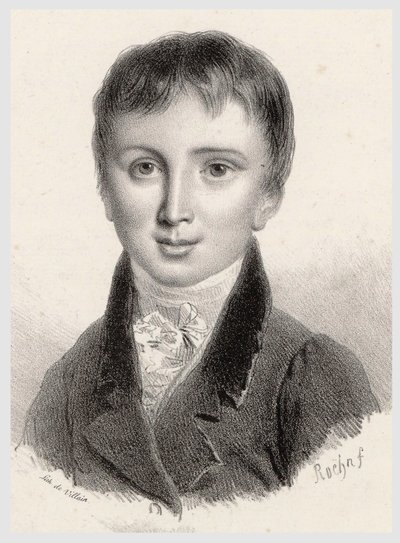 Franz Liszt a los 11 años, c. 1822 de Francois Le Villain