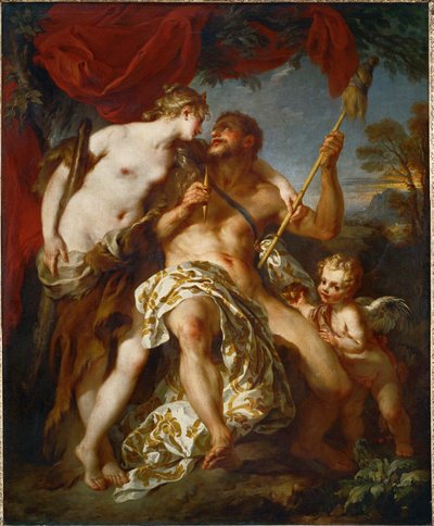 Hércules y Omphale ... de François Lemoyne