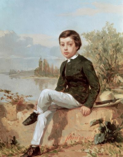 Retrato de Jacques Larguier (1844–1907) de Francois Louis David Bocion