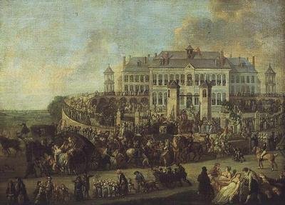 La fiesta en Broquelet de Francois Louis Joseph Watteau