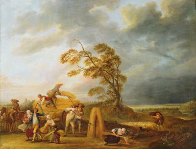 Las Cuatro Horas del Día: Vísperas, 1771 de Francois Louis Joseph Watteau