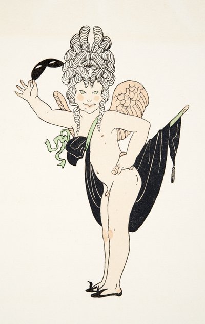 Querubín de Personages de Comedie, pub. 1922 (impresión en pochoir) de Francois Louis Schmied