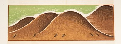 Ilustración gráfica de Prometeo Encadenado de Esquilo, pub. 1941 de Francois Louis Schmied