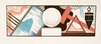 Ilustración gráfica de Prometeo Encadenado de Esquilo, pub. 1941 de Francois Louis Schmied