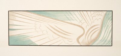 Ilustración gráfica de Prometeo Encadenado de Esquilo, pub. 1941 de Francois Louis Schmied