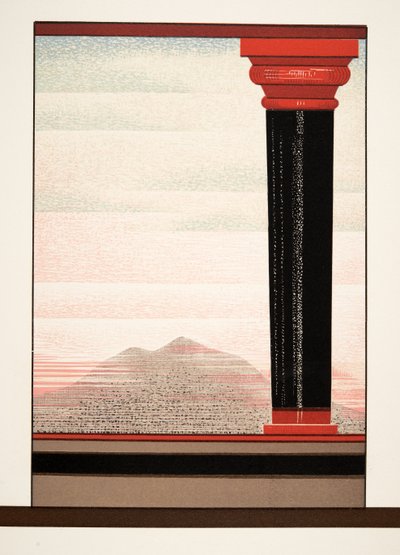 Ilustración de Prometeo Encadenado de Esquilo, pub. 1941 de Francois Louis Schmied