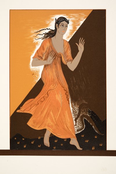 Pandora de Prometeo Encadenado de Esquilo, pub. 1941 de Francois Louis Schmied