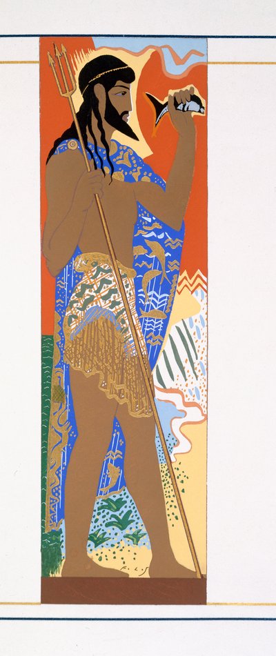 Poseidón, una ilustración de 