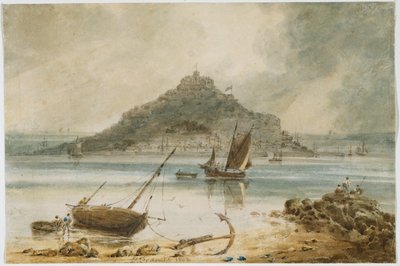 Mont St Michel, 1802 de Francois Louis Thomas Francia