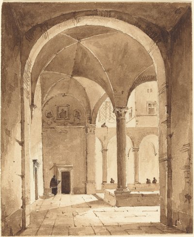 Un claustro de Francois Marius Granet
