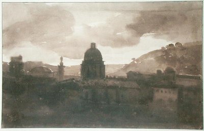 Vista de Roma desde Santa Trinita dei Monti de Francois Marius Granet
