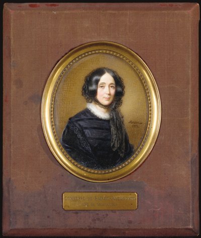 Miniatura de la Condesa de Sainte-Aldegonde de Francois Meuret