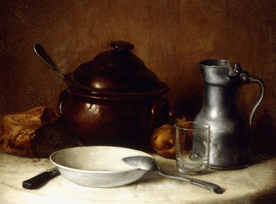 Antes de la comida de Jean Francois Millet