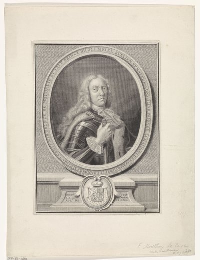 Retrato de Dimitrie Cantemir (1673-1723) de Francois Morellon la Cave