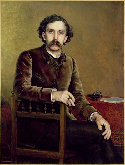 Retrato de Stéphane Mallarmé de Francois Nardi