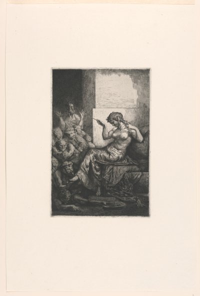 Cleopatra (?) de Francois Nicolas Chifflart